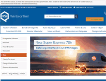 Tablet Screenshot of ksi-werbeartikel.de